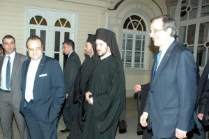 Yunanistan Başbakanı Samaras patrikhaneyi ziyaret etti