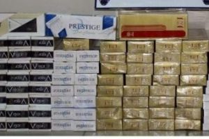 Yolcu otob&uuml;s&uuml;nde 4 bin 171 paket ka&ccedil;ak sigara