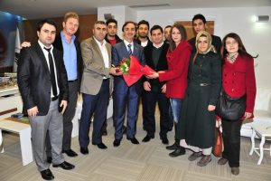Yıldırım'ın gen&ccedil;lerinden Keskin'e ziyaret