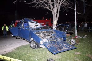 &Ccedil;alıntı otomobille kaza