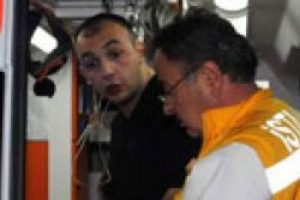 Havalimanında yol verme kavgası