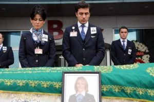 THY kabin amiri g&ouml;zyaşlarıyla uğurlandı