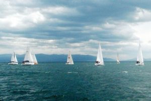Yelkenliler Mudanya'da yarıştı