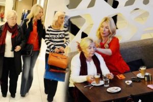 Seda Sayan, aile boyu alışverişe &ccedil;ıktı