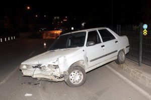 Aşırı hızla gelen kaza
