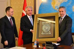 Arın&ccedil; ve Baykan'a teşekk&uuml;r ziyareti
