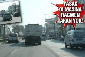 Bursa'da kamyonlar işbaşında, trafik tatilde - &Ouml;ZEL HABER