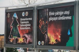 Ormancılık haftasında anlamlı afiş