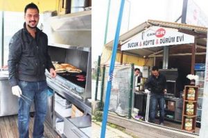 Kimse iş vermeyince Caner k&ouml;fteci oldu!