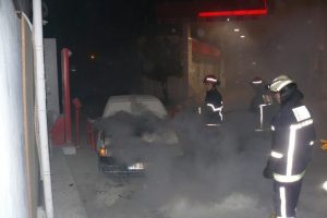 Akaryakıt istasyonunda faciaya kıl payı