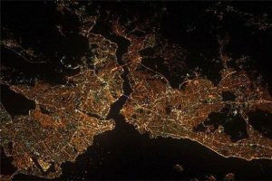 380 km 'yukarıdan' İstanbul