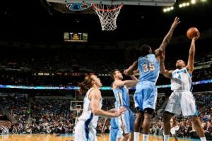 New Orleans Hornets Denver Nuggets'ı yendi