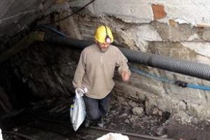 Maden ocağında insan kemikleri bulundu