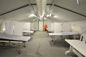 İsrail ordusundan sahra hastanesi