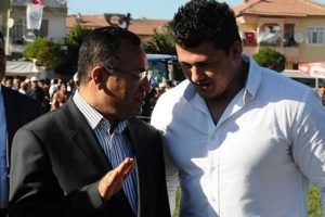 Şampiyona coşkulu karşılama