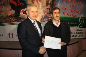Orman iş&ccedil;ileri sertifikalandı