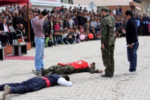 O sahne kaldırıldı