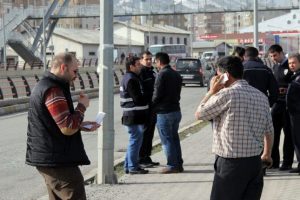 Erzurum'da silahlı sopalı kavga