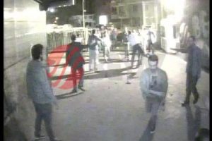 Beyaz TV'ye saldırı anı kamerada