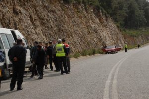 Keşif sırasında trafik durdu