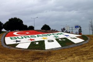 Bursaspor logosu Acemler'de!