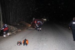 Otomobil takla attı: 2 yaralı