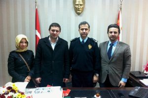 AK Partili gen&ccedil;lerden emniyete ziyaret