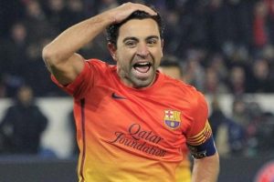 Xavi'den anlamlı gol sevinci