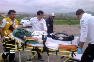 Ambulans helikopter hayat kurtardı