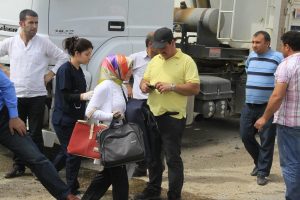 Bir anlık teredd&uuml;t kazaya sebep oldu