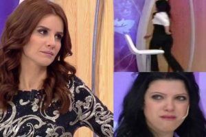 Esra Erol'da gelin adayı st&uuml;dyoyu terk etti
