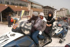 Arap turistler Uludağ'a akın etti