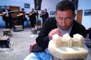 Kaşar peynirle yapılan sanat