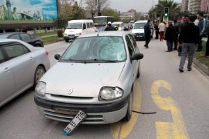 Samsun'da trafik kazası: 1 yaralı