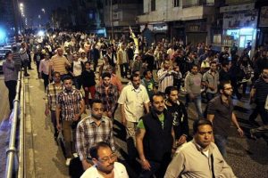 Mısır'daki &ccedil;atışmalar protesto edildi