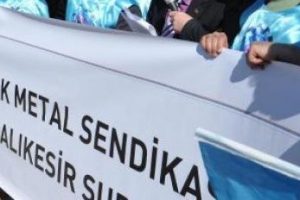 Metal iş&ccedil;ilerinden eylem