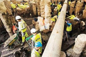 Londra'nın altından Roma &ccedil;ıktı