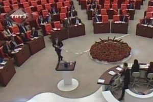 CHP'li vekilden &ccedil;ek eylemi