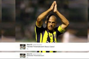 Alex Fenerbah&ccedil;e'yi tebrik etti