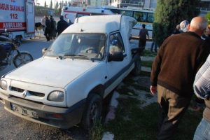 Tren araca &ccedil;arptı