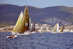 Bodrum'da yelken ş&ouml;leni
