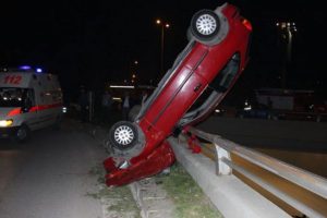 Başkent'te g&ouml;r&uuml;lmemiş kaza