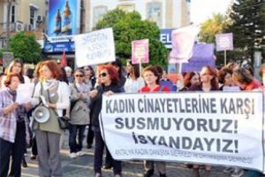 Kadınlar şiddete karşı ayaklandı