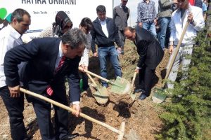 Yazıcıoğlu i&ccedil;in hatıra ormanı