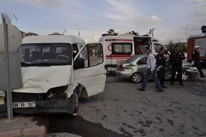 Kayseri'de trafik kazası: 9 yaralı
