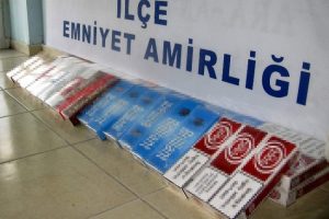 60 karton kaçak sigara ele geçirildi