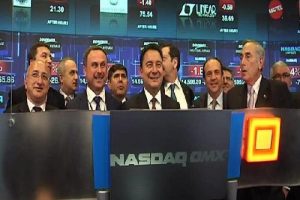 NASDAQ'ta kapanış zilini &ccedil;aldı