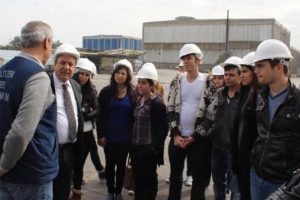NASA'ya kablo &uuml;reten fabrikayı gezdiler