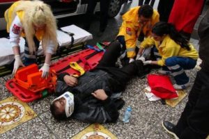 Beyoğlu'nda faciaya ramak kala