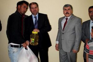 75 aileye gıda yardımı